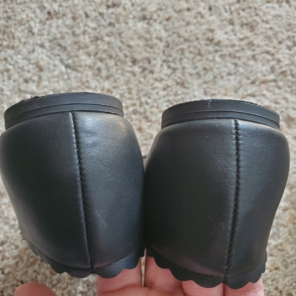 New Black size 8 H&M Scalloped Flats - Picture 7 of 8